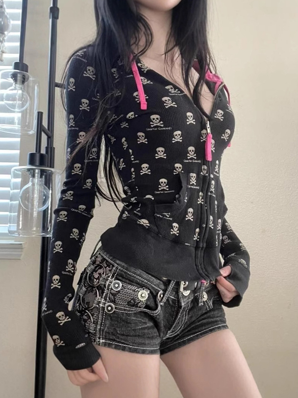 EMMIOL Manga larga estilo americano de la calle