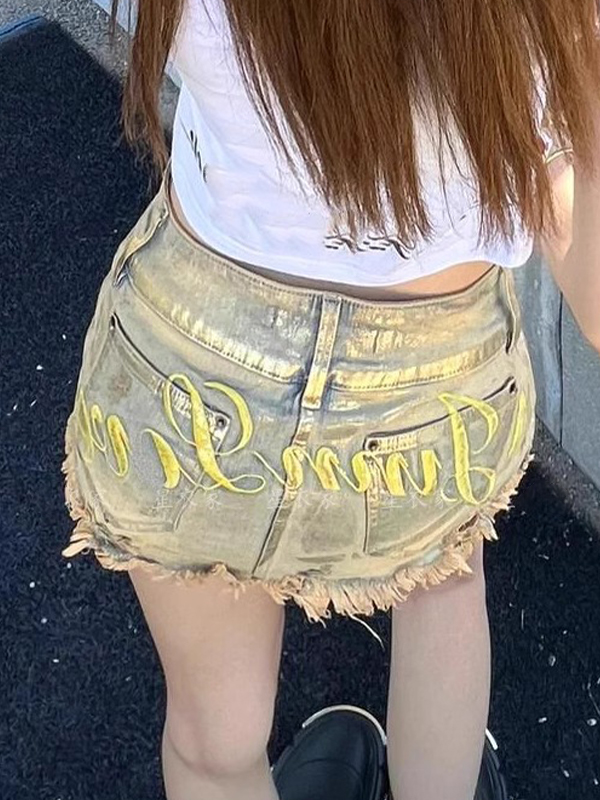 EMMIOL Falda mini ajustada y elegante