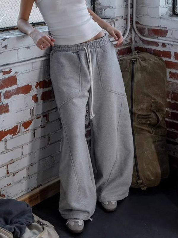 EMMIOL Pantaloni della tuta unisex con disegni ricamati