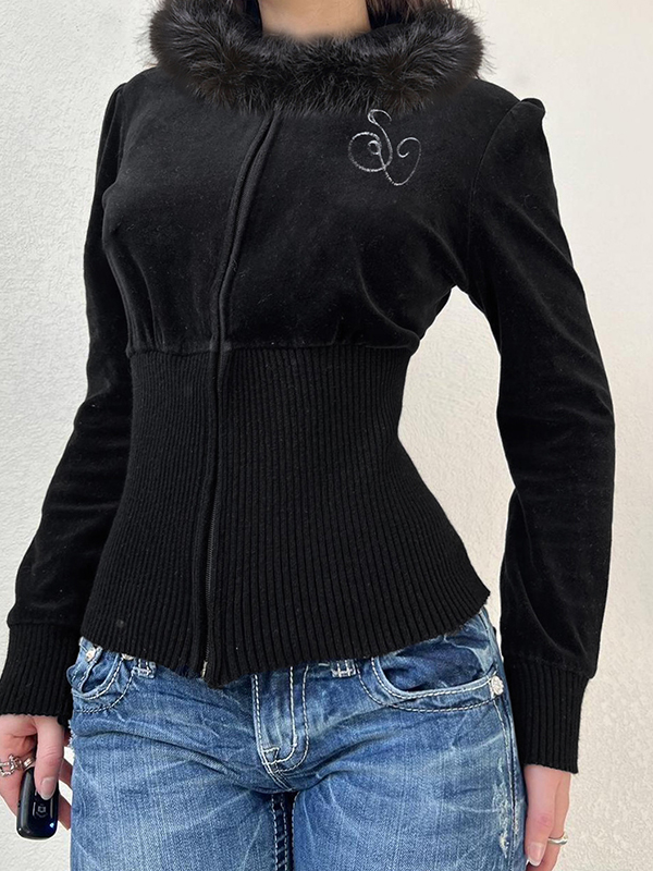 EMMIOL Gothic-Chic Vixen Cardigan