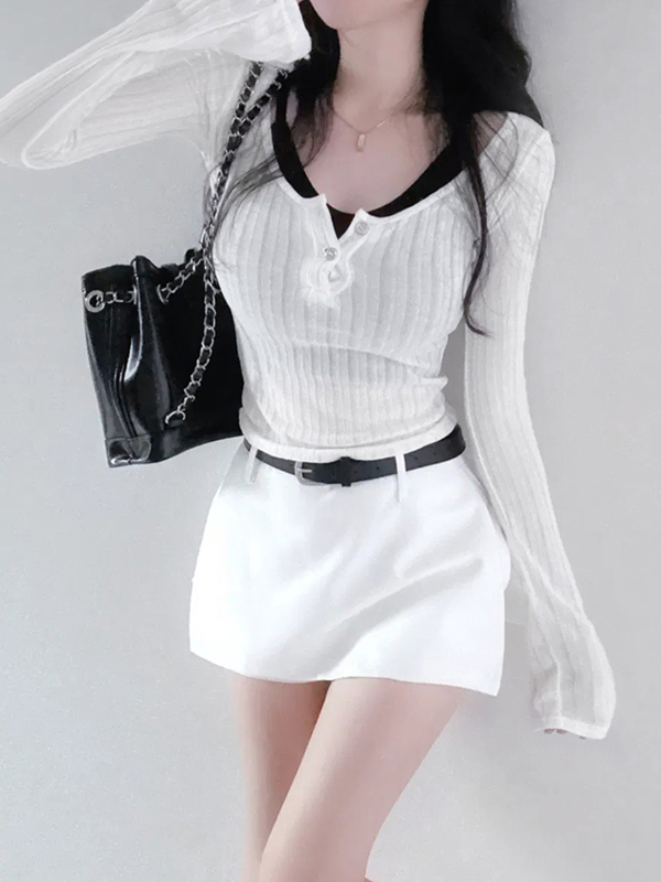 EMMIOL Manica lunga attillata e lusinghiera