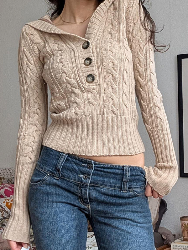 EMMIOL Maglia con cappuccio a maniche lunghe in tinta unita