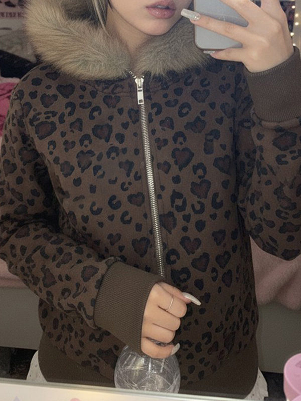 EMMIOL Leopard Print Jacket