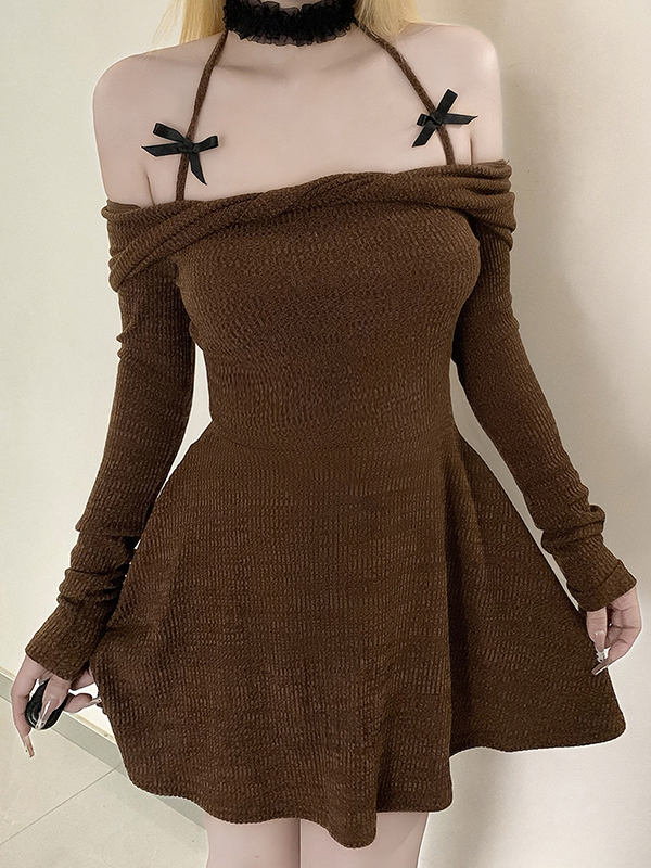 EMMIOL minivestido francés vintage con lazo