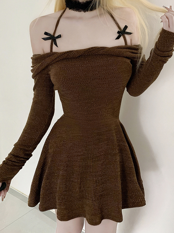 EMMIOL minivestido francés vintage con lazo