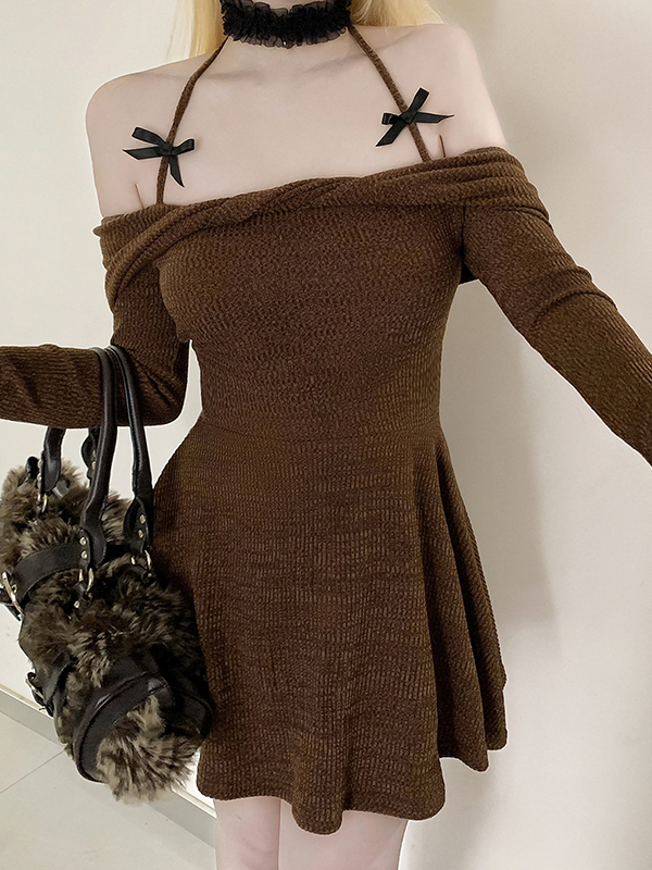 EMMIOL minivestido francés vintage con lazo