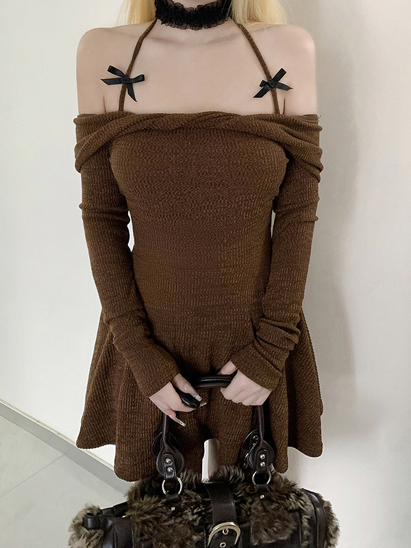 EMMIOL minivestido francés vintage con lazo