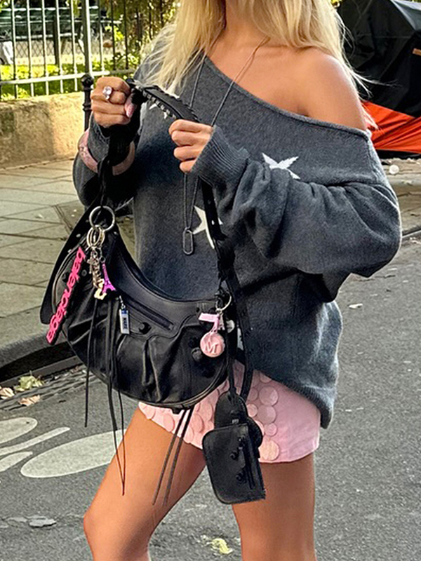 EMMIOL Suéteres de estrella de cinco puntas