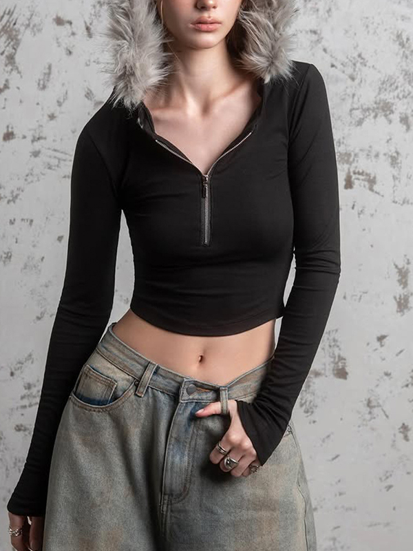 EMMIOL Chaqueta con capucha y forro polar