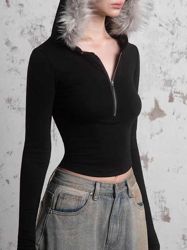 EMMIOL Chaqueta con capucha y forro polar