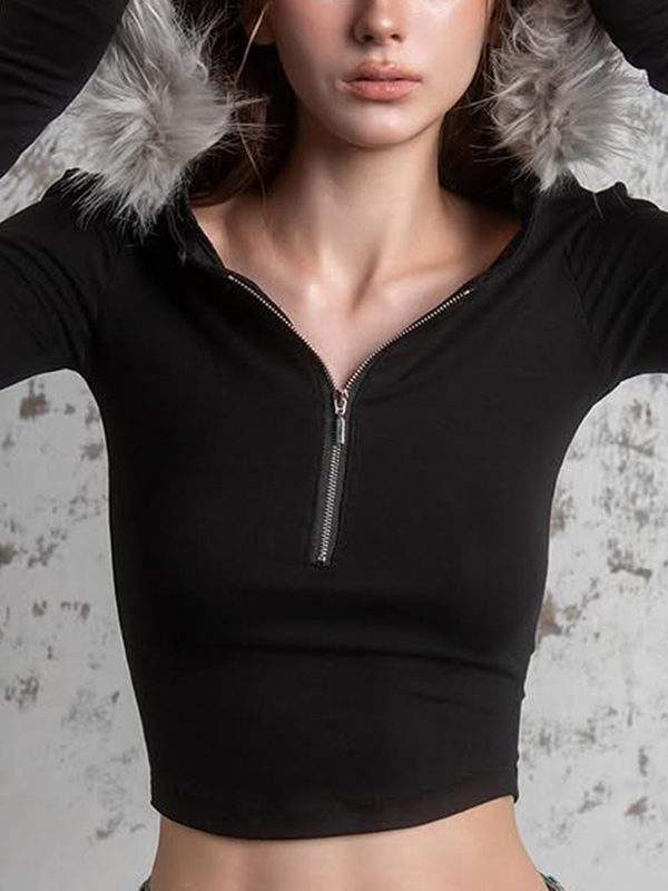 EMMIOL Chaqueta con capucha y forro polar