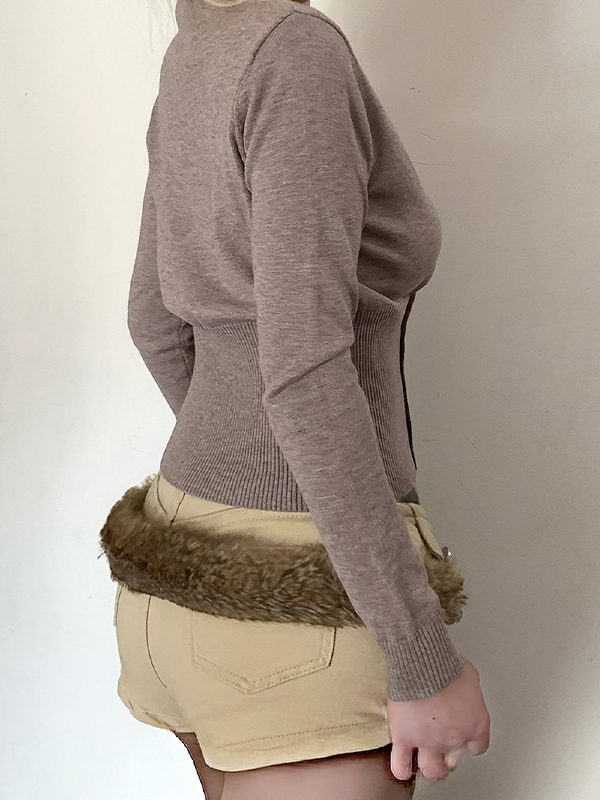 EMMIOL Elegante manga larga que estiliza la figura