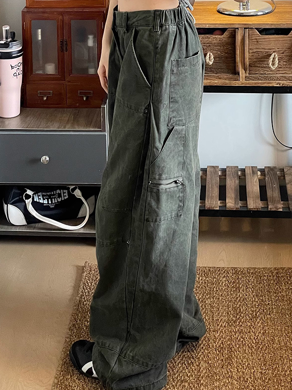 EMMIOL Pantalones cargo vintage americanos