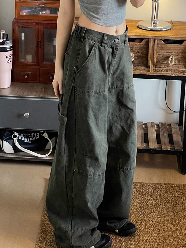 EMMIOL Pantalones cargo vintage americanos