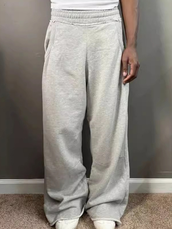 EMMIOL Pantaloni della tuta larghi casual grigi