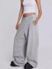 EMMIOL Pantaloni della tuta larghi casual grigi