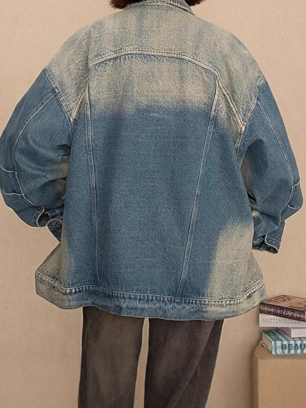 EMMIOL Retro Heavy Industry Washed Jacket