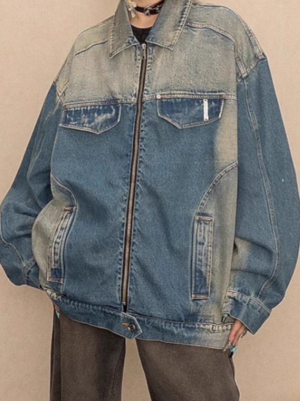 EMMIOL Retro Heavy Industry Washed Jacket