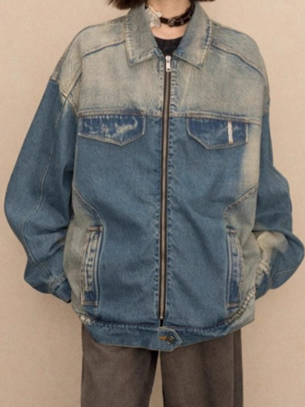 EMMIOL Retro Heavy Industry Washed Jacket