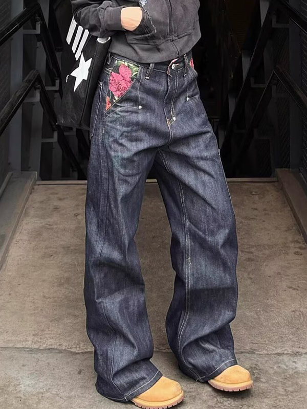 EMMIOL Vaqueros boyfriend con costura estructural y doble costura