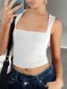 EMMIOL Square Neckline Slim Fit Tank Top