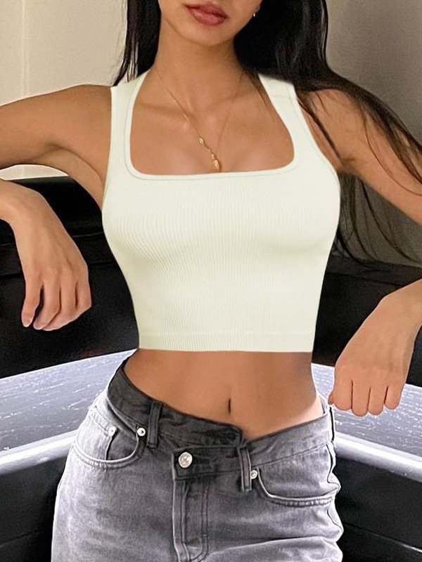 EMMIOL Tapered Shoulder Strap Tank Top