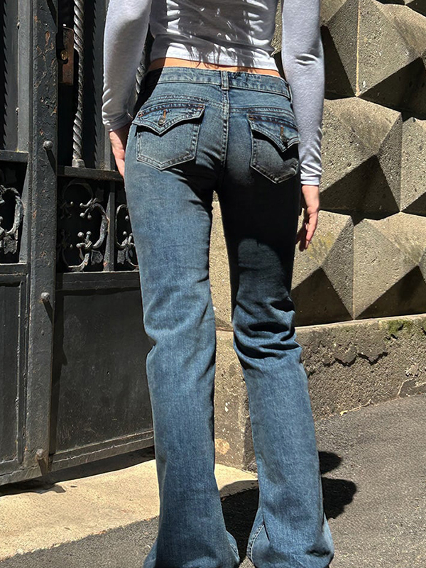 EMMIOL Micro Speaker Elasticity Jeans