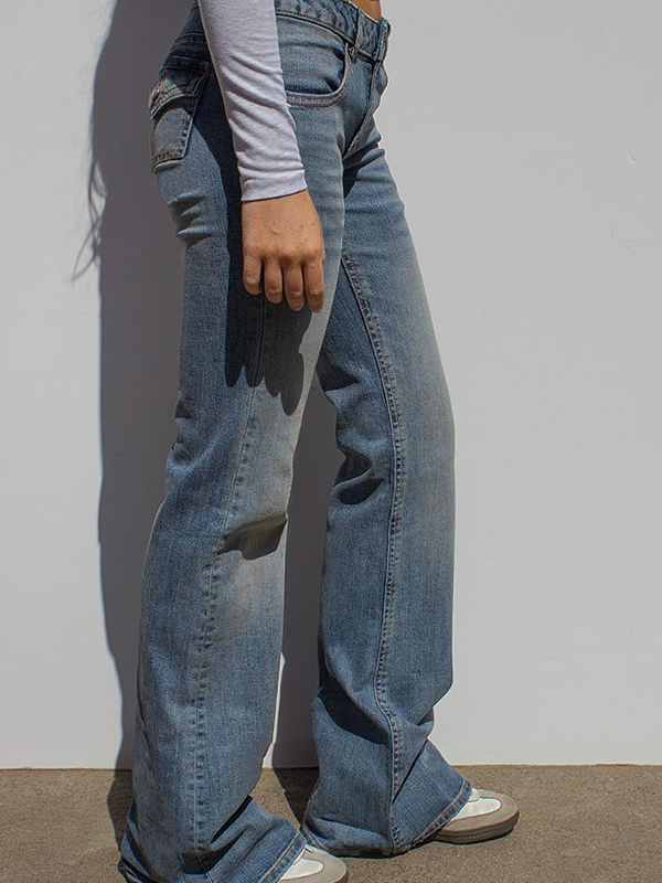 EMMIOL Micro Speaker Elasticity Jeans