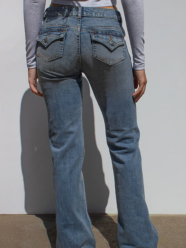 EMMIOL Micro Speaker Elasticity Jeans