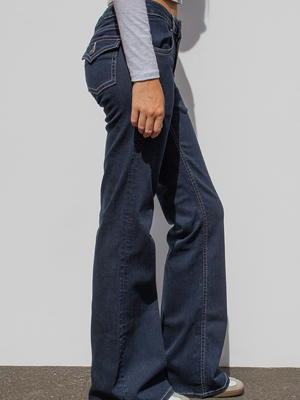 EMMIOL Micro Speaker Elasticity Jeans