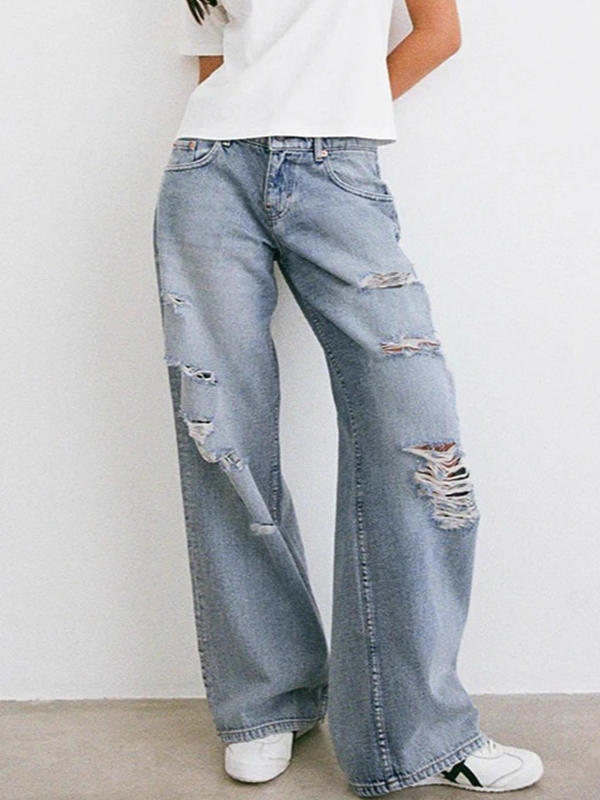 EMMIOL Straight-Leg Boyfriend Jeans