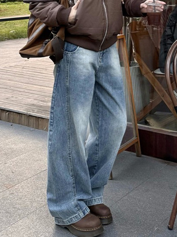 EMMIOL Retro Loose Fit Boyfriend Jeans