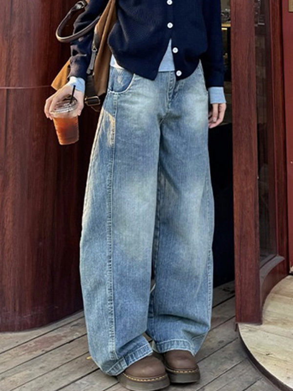 EMMIOL Retro Loose Fit Boyfriend Jeans