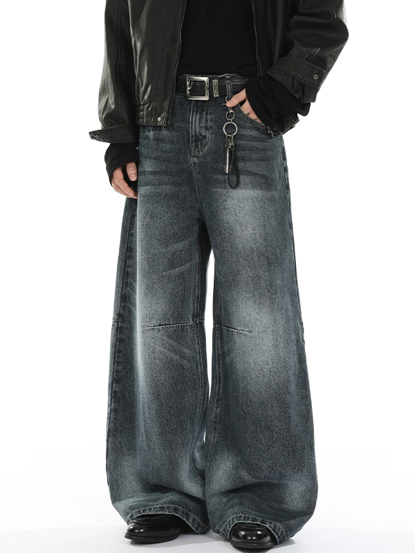 EMMIOL American Retro Hot Chick Baggy Jeans