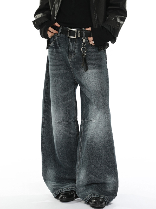EMMIOL American Retro Hot Chick Baggy Jeans