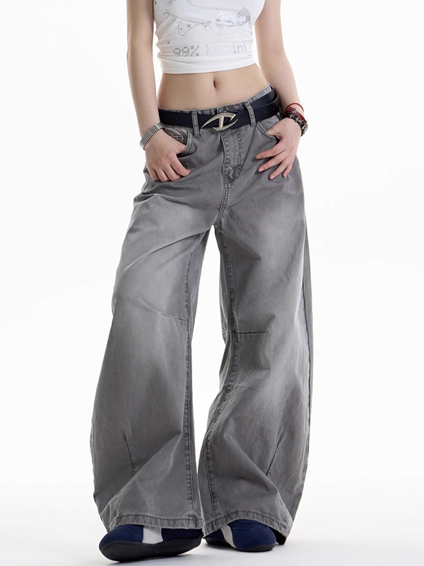 EMMIOL American Retro Design Aesthetic Boyfriend Jeans