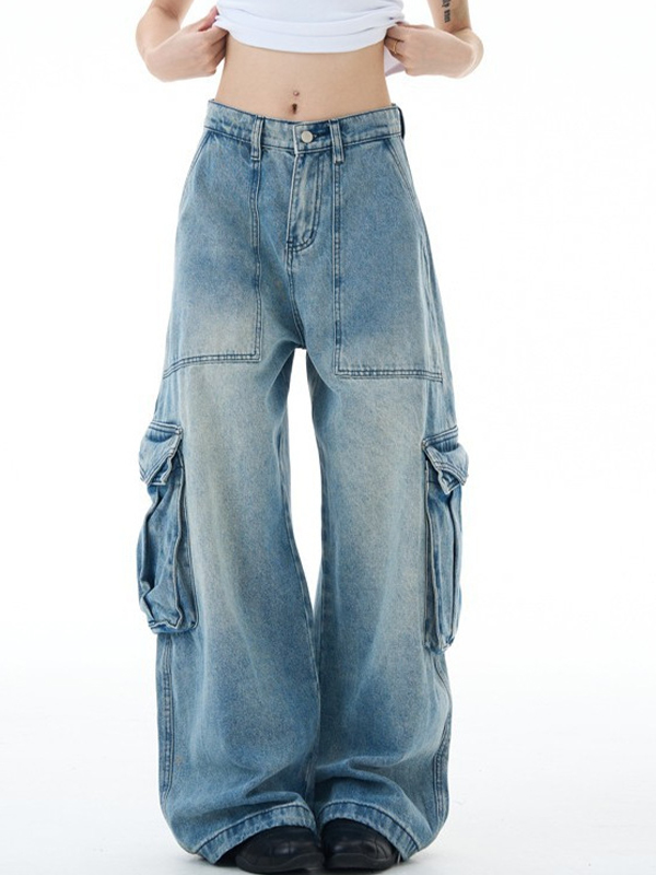 EMMIOL American Vintage Light Cargo Jeans