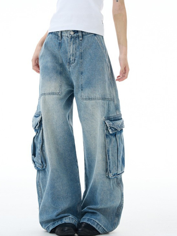 EMMIOL American Vintage Light Cargo Jeans