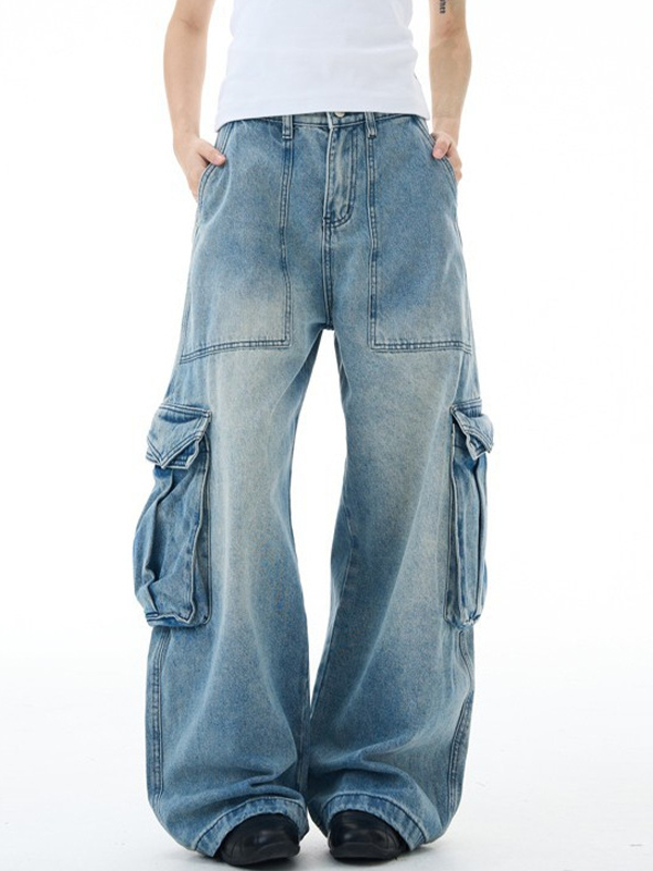EMMIOL American Vintage Light Cargo Jeans