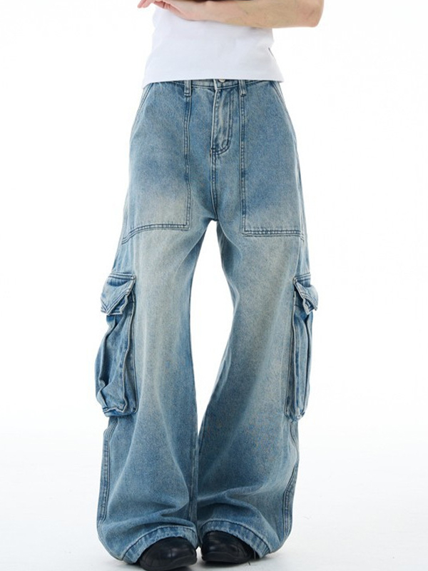 EMMIOL American Vintage Light Cargo Jeans