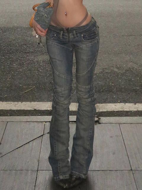 Jeans a zampa retrò americani