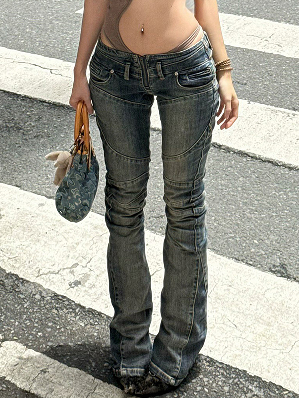 EMMIOL American Retro Flare Jeans