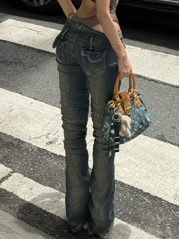 EMMIOL American Retro Flare Jeans