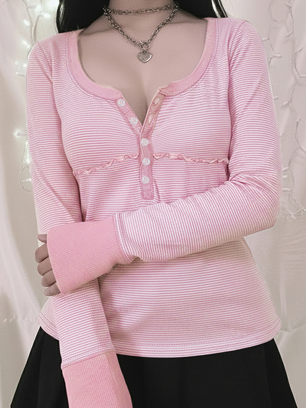 EMMIOL Gentle Breeze Slim Fit Long Sleeve