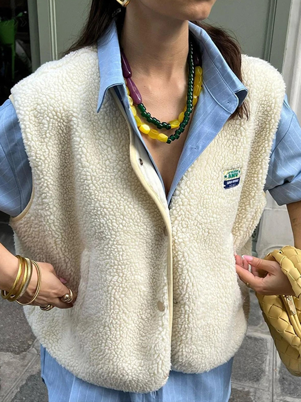 EMMIOL Elegante einreihige Jacke aus Lammleder