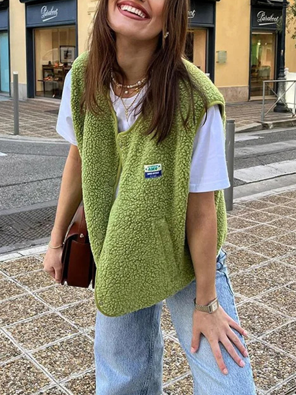 EMMIOL Elegante einreihige Jacke aus Lammleder