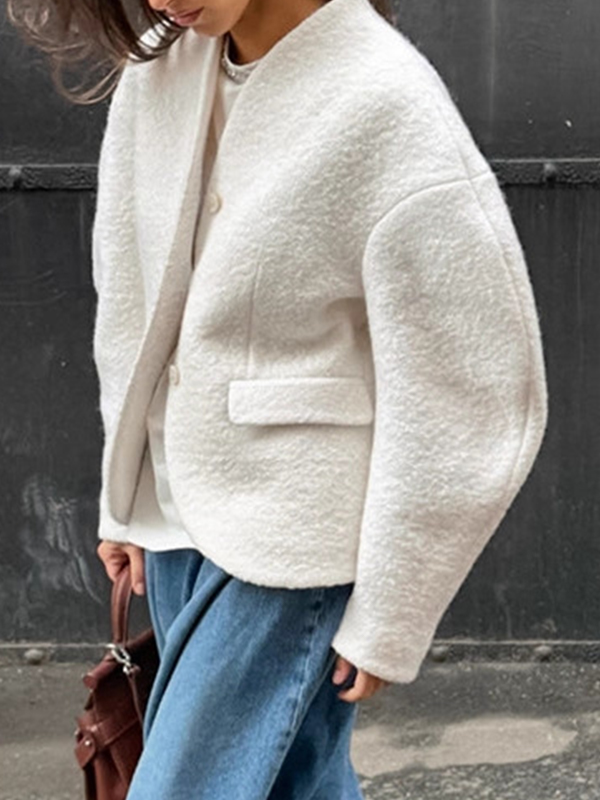 EMMIOL Schwere Wolljacke