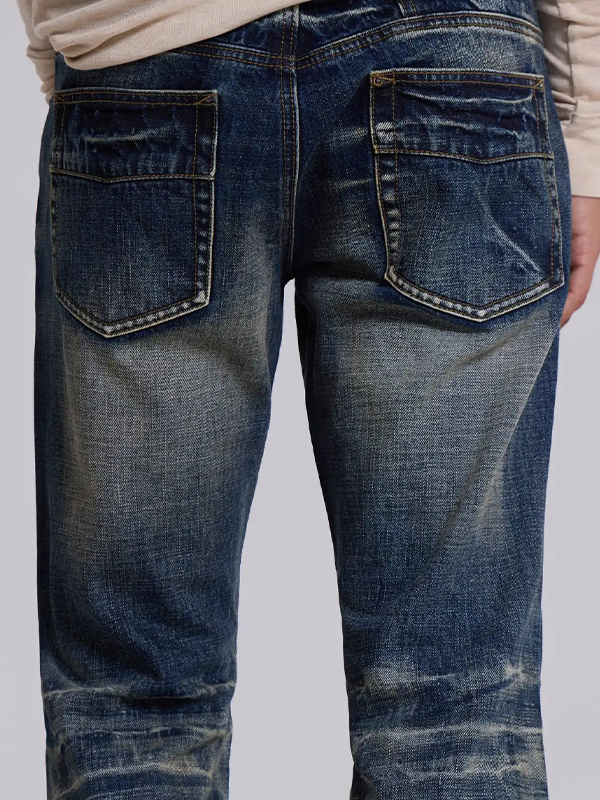 EMMIOL Vintage Wash Flare Jeans