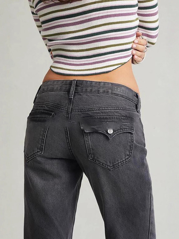 EMMIOL Vintage Wash Flare Jeans