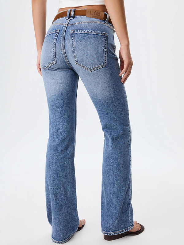 EMMIOL Loose Straight-Leg Slim Jeans